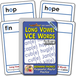 Long Vowel VCE Words Card Games